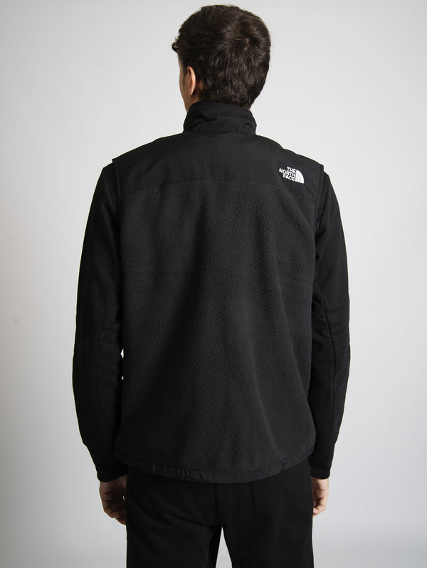 Gilet in Pile Nero