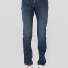 Jeans Regular in Tela Soft Ravello Indaco