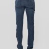 Jeans Regular in Tela Soft Ravello Indaco