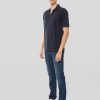 Jeans Regular in Tela Soft Ravello Indaco