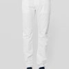 Pantaloni Ravello in Cotone Elasticizzato Bianco
