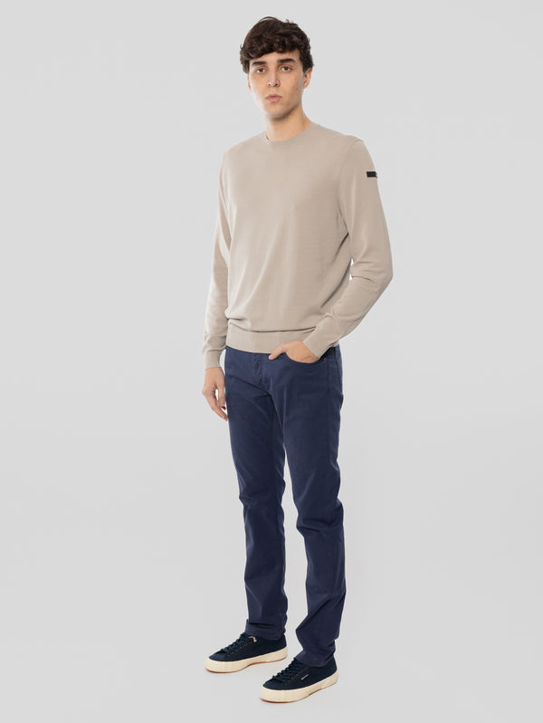 4X4A7687_600x.jpg Pantaloni Ravello in Cotone Elasticizzato Blu Zaffiro