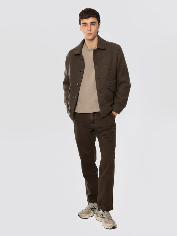4X4A9920_600x.jpg Overshirt in Panno di Lana Verde
