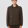 4X4A9923_600x.jpg Overshirt in Panno di Lana Verde