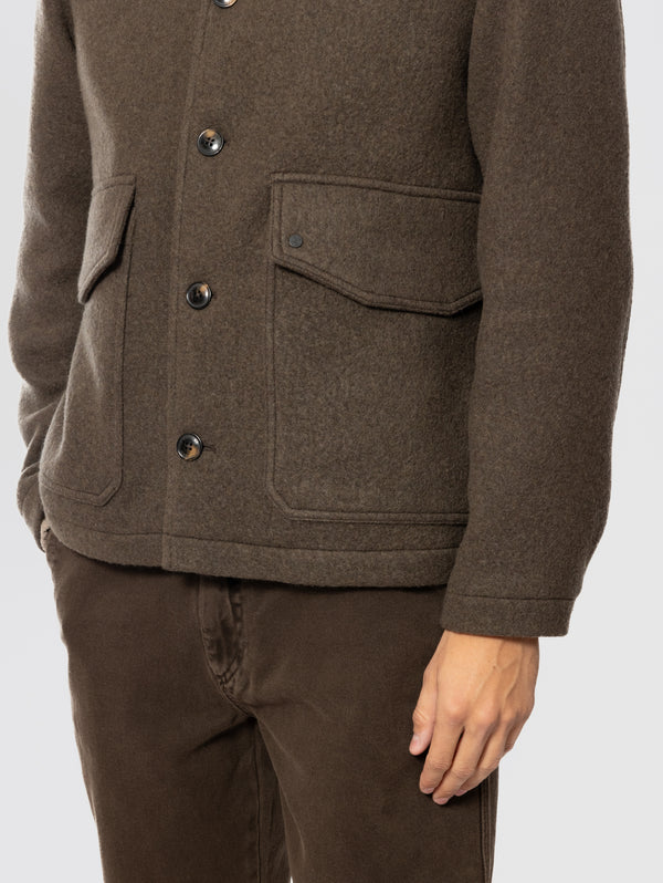 4X4A9926_600x.jpg Overshirt in Panno di Lana Verde