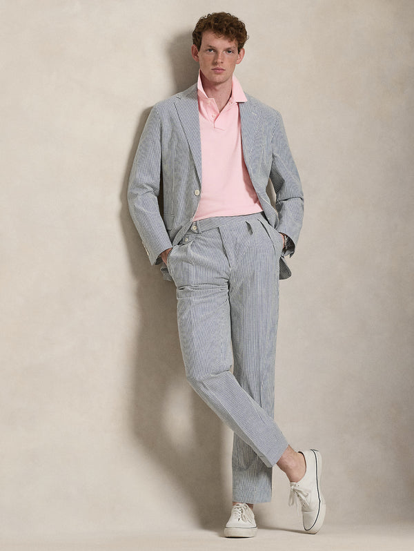 Polo Maniche Corte in Cotone Rosa