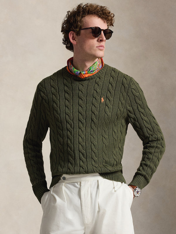 710775885542_2_600x.jpg Maglia in Cotone a Trecce Verde Militare