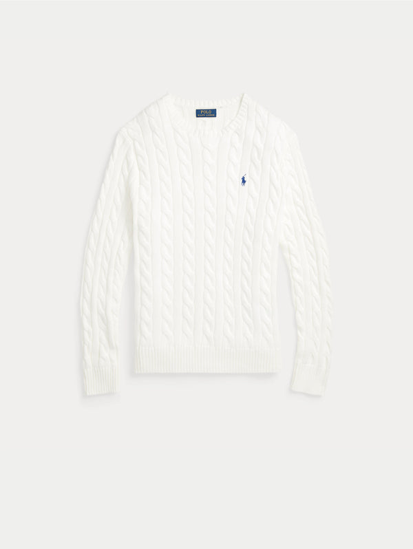 710775885_600x.jpg Maglia in Cotone a Trecce Bianco