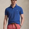 Polo Maniche Corte in Cotone Blu