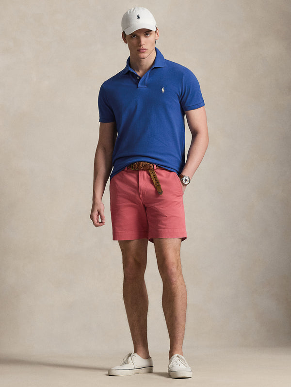 Polo Maniche Corte in Cotone Blu