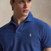 Polo Maniche Corte in Cotone Blu