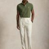 Polo Maniche Corte in Cotone Verde