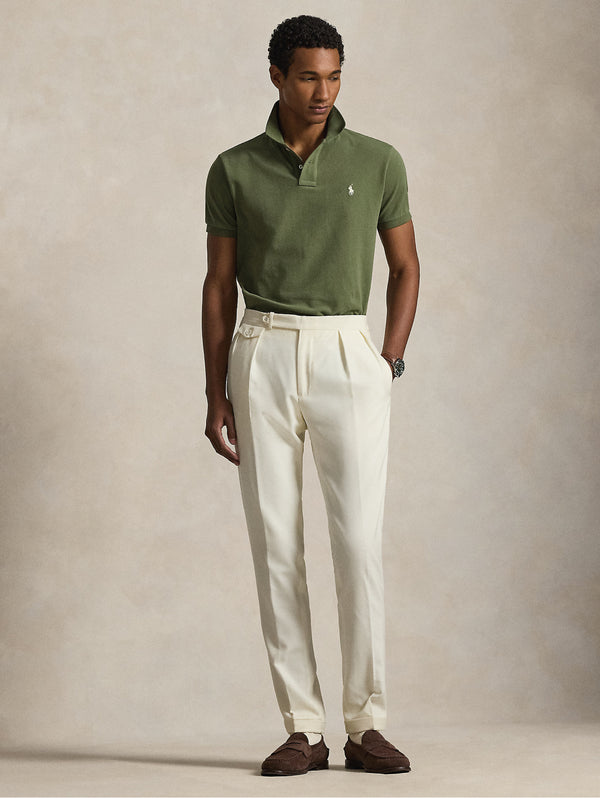 Polo Maniche Corte in Cotone Verde