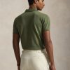 Polo Maniche Corte in Cotone Verde