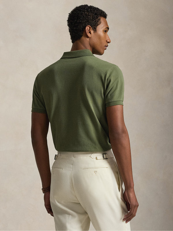 Polo Maniche Corte in Cotone Verde