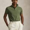 Polo Maniche Corte in Cotone Verde