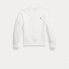 Felpa Girocollo in Maglia Doppia Bianco