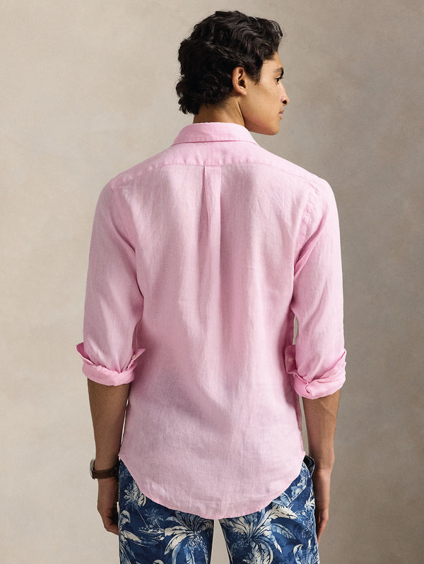 710966294-009_6_600x.jpg Camicia in Lino Custom Fit Rosa