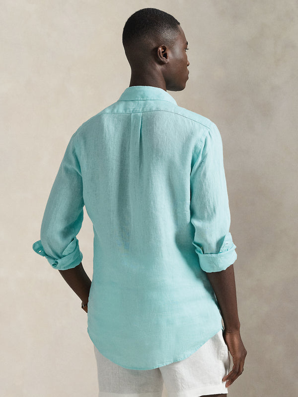 710966294510-_5_600x.jpg Camicia in Lino Custom Fit Verde Acqua