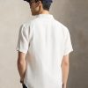 Camicia in Lino Maniche Corte Bianco