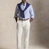 710982143-001_3_600x.jpg Camicia in Lino Custom Fit a Righe Blu/Bianco