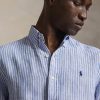 710982143-001_5_600x.jpg Camicia in Lino Custom Fit a Righe Blu/Bianco