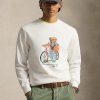 710B14616001_2_600x.jpg Felpa Girocollo con Polo Bear Bianco