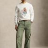 710B14616001_3_600x.jpg Felpa Girocollo con Polo Bear Bianco