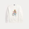 710B14616001_600x.jpg Felpa Girocollo con Polo Bear Bianco