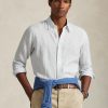 710B15594004-_2_600x.jpg Camicia in Lino Custom Fit a Righe Bianco/Celeste