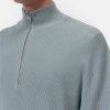 86063-97P-22_2_600x.jpg Maglia Mezza Zip in Cotone e Cashmare Acqua