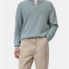 86063-97P-22_4_600x.jpg Maglia Mezza Zip in Cotone e Cashmare Acqua
