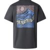 8GB1_RHI_2_600x.jpg T-shirt in Cotone con Stampa Mountain Escape Antracite
