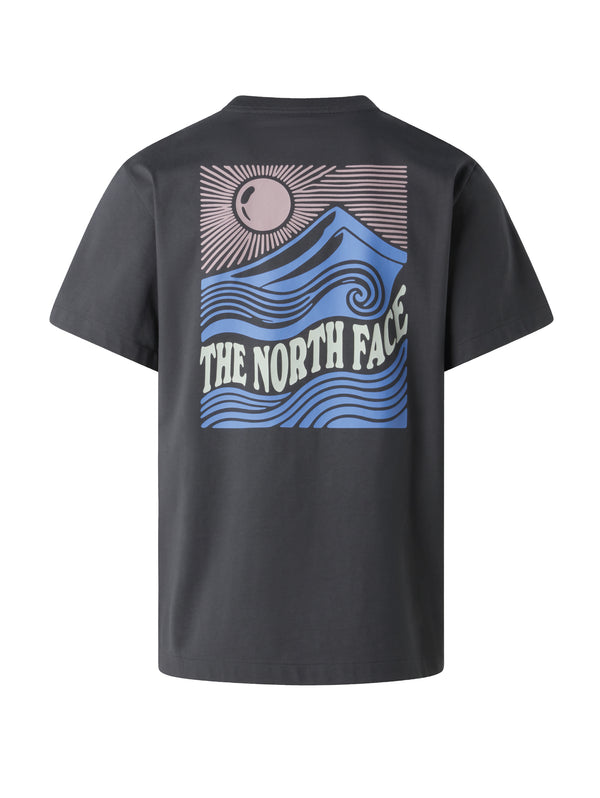 8GB1_RHI_2_600x.jpg T-shirt in Cotone con Stampa Mountain Escape Antracite