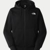 Felpa con Cappuccio e Zip Simple Dome Nero