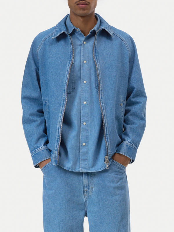 C87024-18S-2T_0_600x.jpg Giacca Denim in Indaco Uniforme Blu