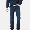 Jeans Slim in Cotone Organico Blu Notte