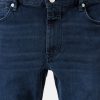 Jeans Slim in Cotone Organico Blu Notte