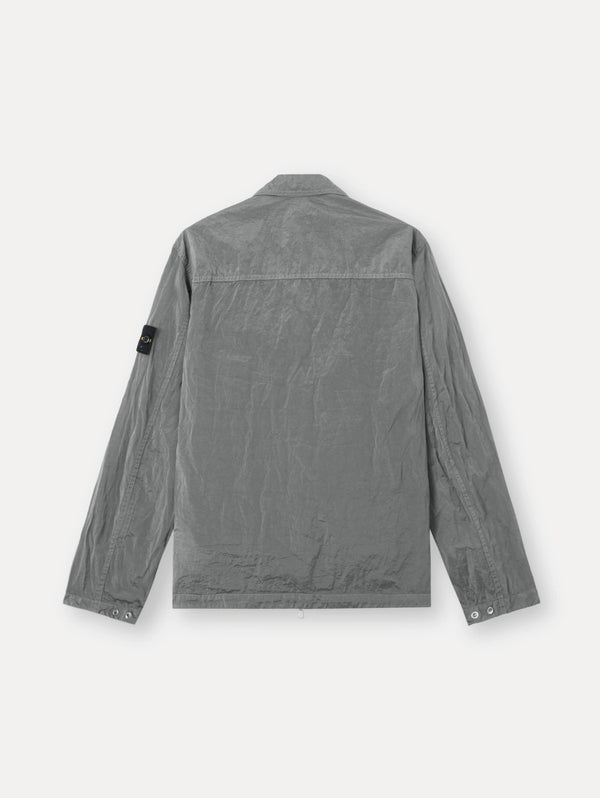 ECONYL_PEARL_GREY_2_600x.jpg Overshirt in Nylon Metal Grigio Perla