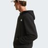 Felpa con Cappuccio e Zip Simple Dome Nero