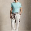 T-shirt Girocollo Custom Slim Fit Acqua