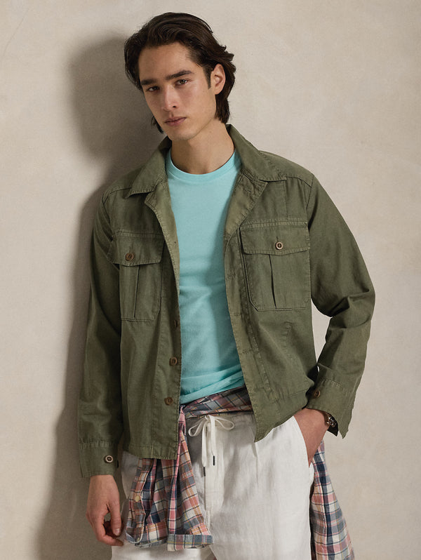 T-shirt Girocollo Custom Slim Fit Acqua