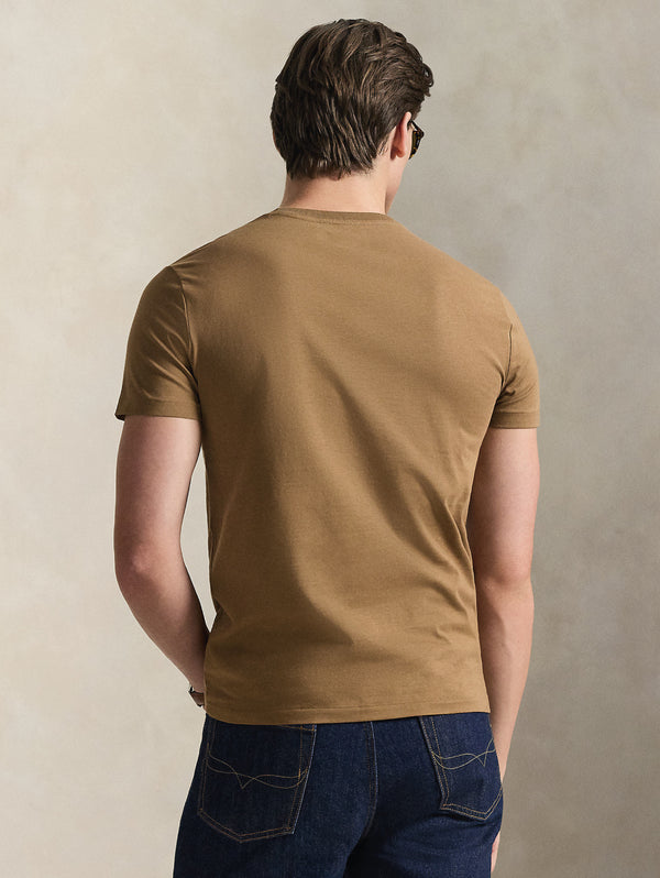 T-shirt-Girocollo-Custom-Slim-Fit-Blu-BROWN_5_600x.jpg T-shirt Girocollo Custom Slim Fit Marrone