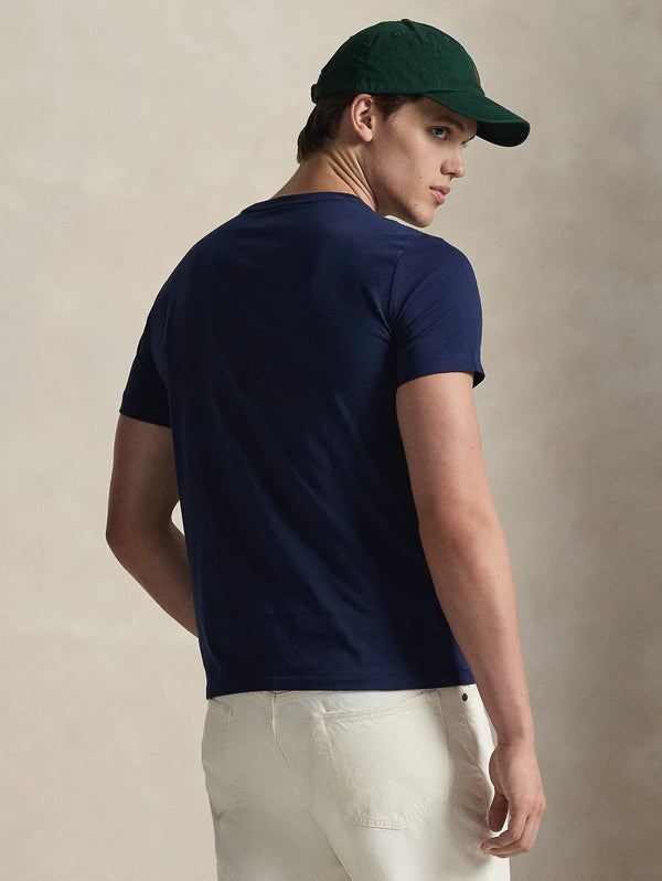 T-shirt-Girocollo-Custom-Slim-Fit-Blu-Navy_4_600x.jpg T-shirt Girocollo Custom Slim Fit Blu Navy