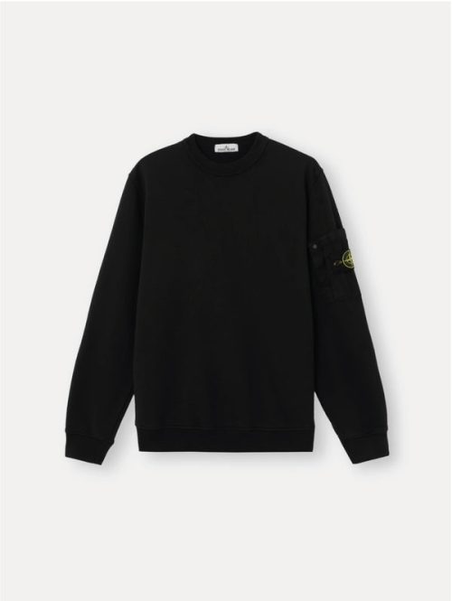 felpa-girocollo-vestibilita-regular-con-tasca-di-stagione-6100019-cotton-fleece-L1S156100019S0410V0029_3_600x.jpg Felpa Girocollo in Cotone Nero
