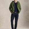 felpaverde_4_600x.jpg Felpa con Cappuccio e Zip in Maglia Doppia Verde Oliva