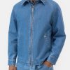 giacca_0_600x.jpg Giacca Denim in Indaco Uniforme Blu