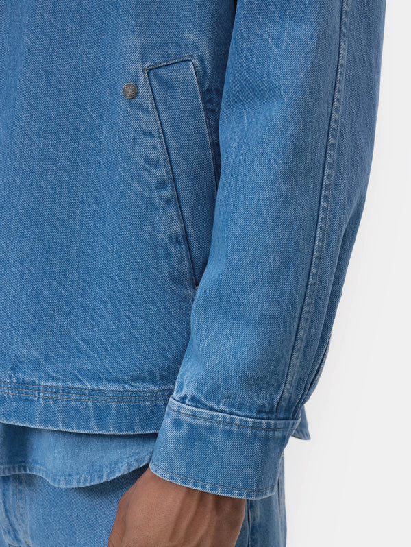 giacca_2_600x.jpg Giacca Denim in Indaco Uniforme Blu