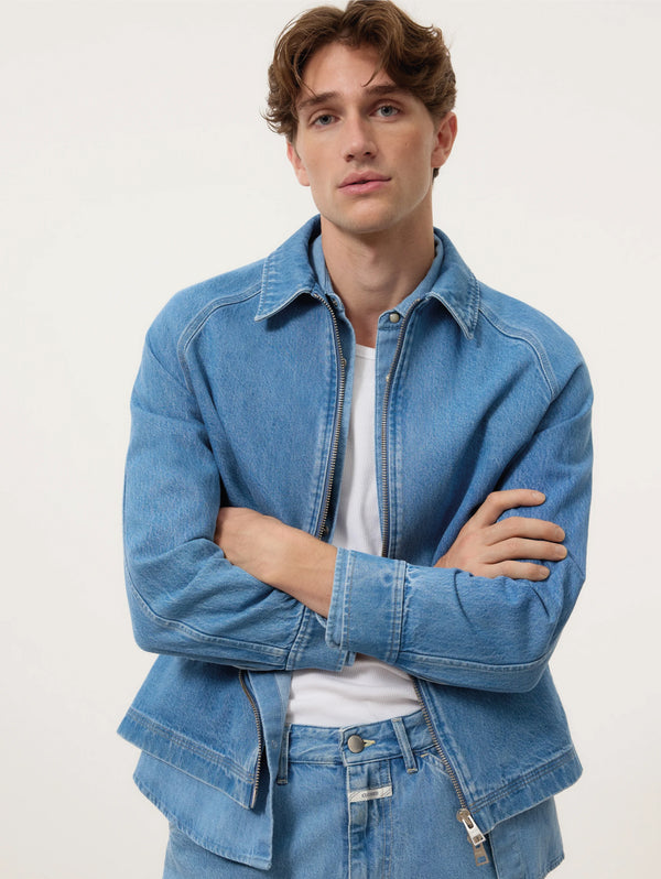 giacca_3_600x.jpg Giacca Denim in Indaco Uniforme Blu