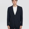 Blazer in Tessuto Stretch Surflex Blu Notte
